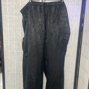 NWT RACHEL Rachel Roy Black Cargo Pants